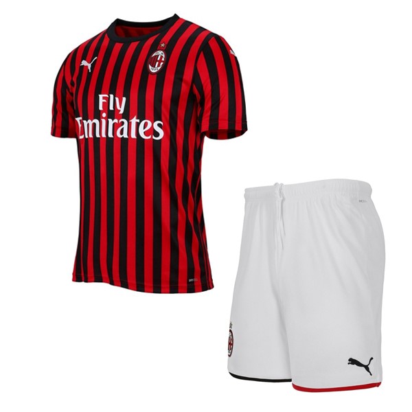 Maillot Football AC Milan Domicile Enfant 2019-20 Rouge